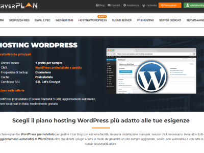 Serverplan - Hosting WordPress