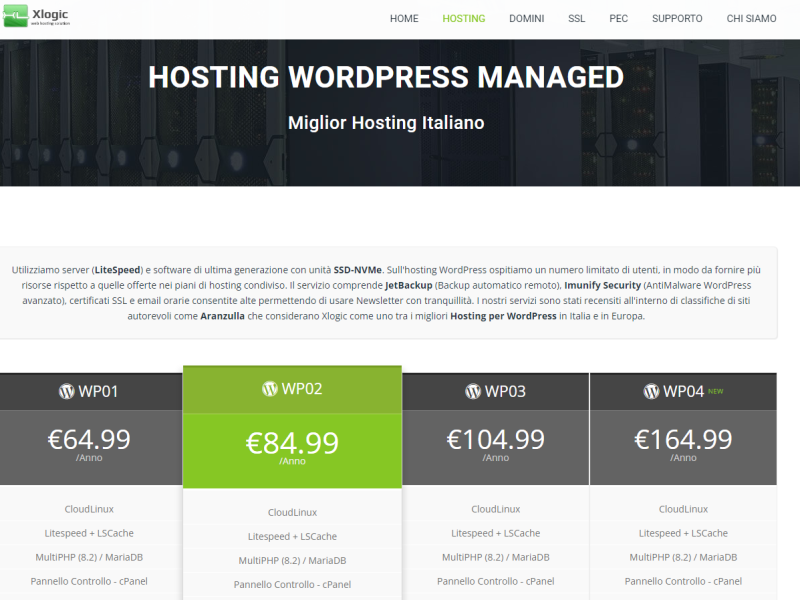 Xlogic - Hosting WordPress