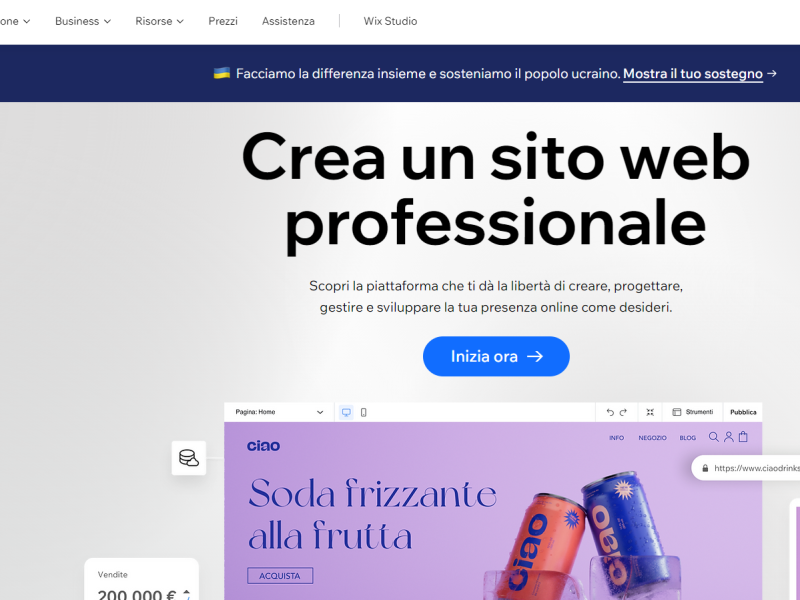 Wix - Hosting Gratuito